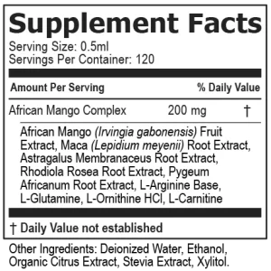 VivaSlim-Supplement Facts